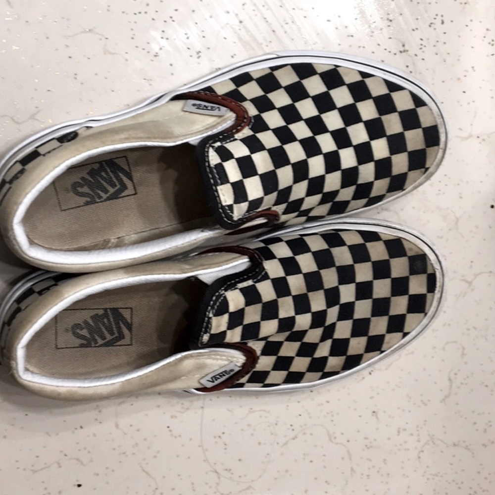 kids Checkered vans